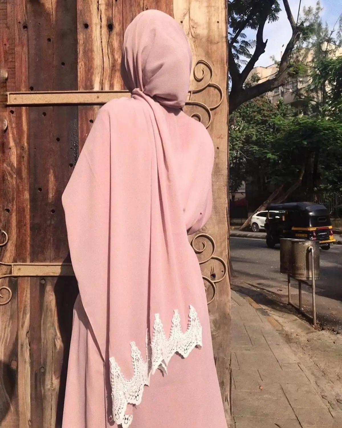 2020 Dizajn Bublina Pearl Šifón Šatku Hidžáb Žena Vyšívané Čipky Dámy Moslimských Koberčeky Bandana Šatka Módy Čelenka 175*75 cm