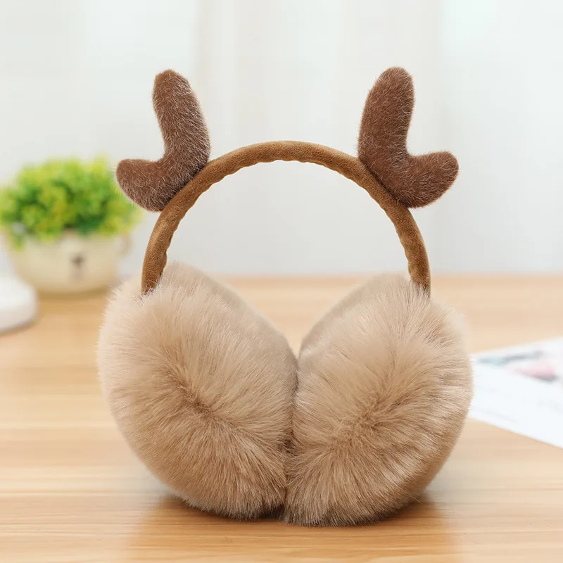 2020 Módne Ženy, Dievča, Jeleň Vianočné Elk Kožušiny Zimné Ucho Teplejšie Chrániče Sluchu Mačka Slúchadlové Chrániče Sluchu Earlap Lesk Sequin Chrániče Sluchu Hlavový Most