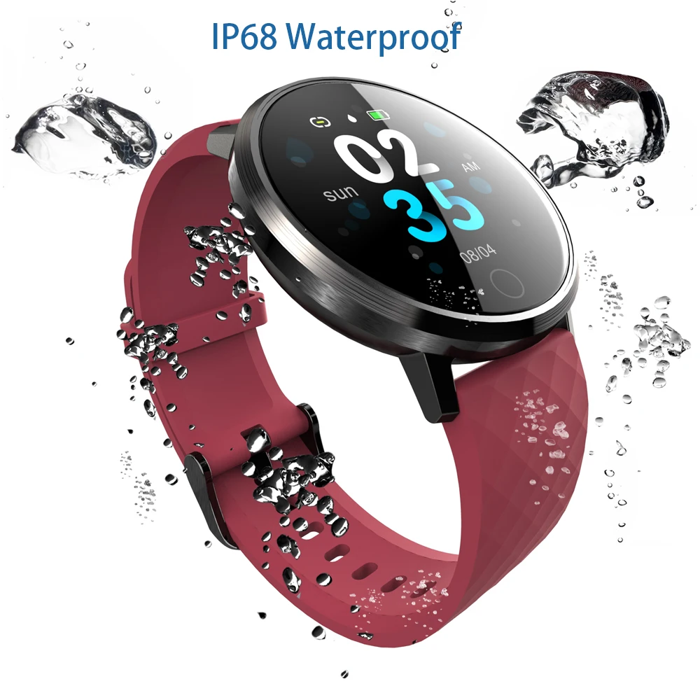 2020 Nové Inteligentné Hodinky Ženy, Fitness Tracker Náramok Vodotesný IP68 Smartwatch Hovor Pripomienka Tepovej frekvencie pre Android iOS