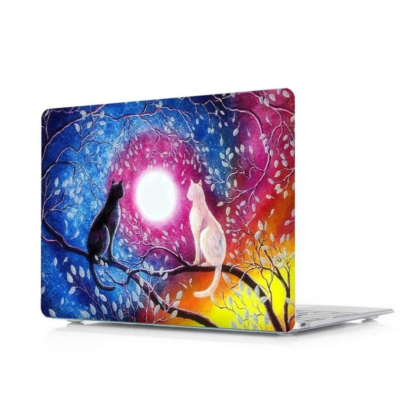 2020 Nové olejomaľba série Maľovanie Prípade pre Macbook Air Pro Retina Dotykový Panel 11 12 13 15 16-palcové Farby Prenosný obal Shell