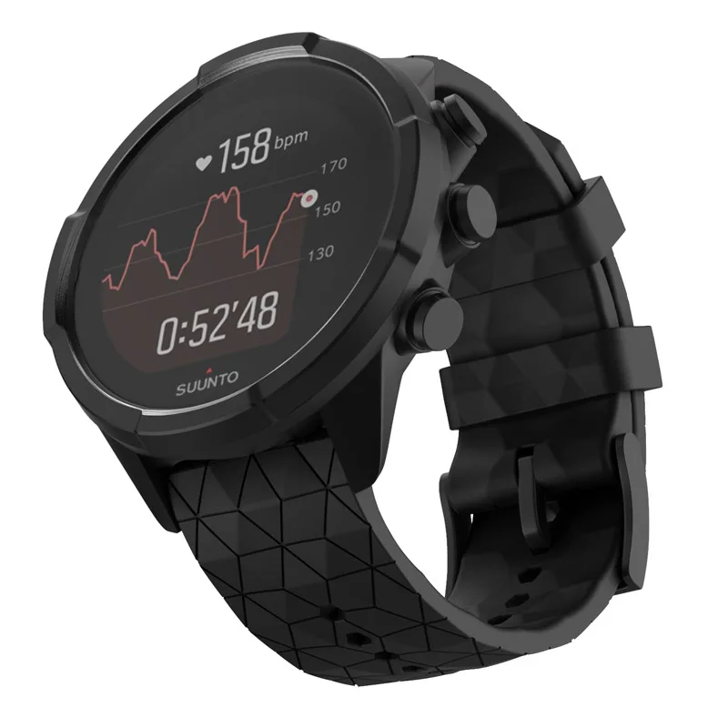 2020 Nové Watchband Smart Hodinky Band Náramok Náramok Silikónový Pásik na Zápästie Náhrada za Suunto 9 Baro Medi d88