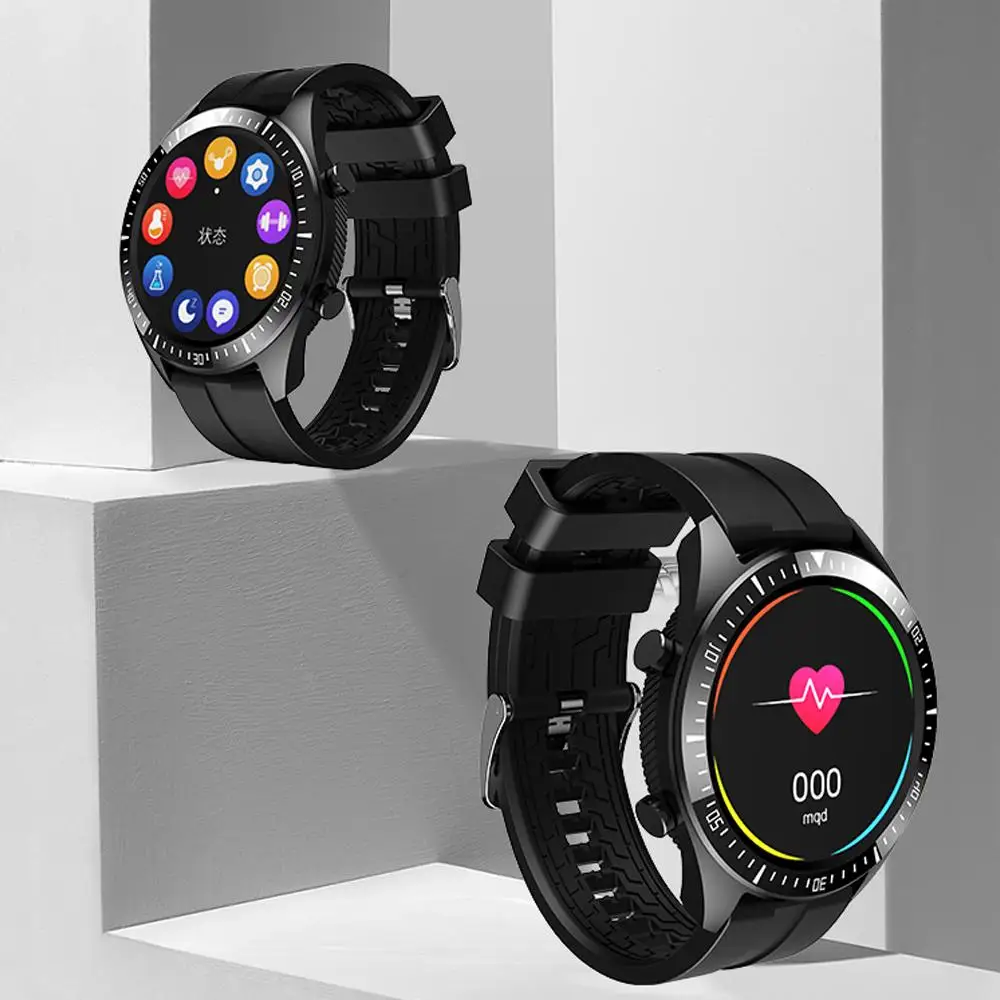 2020 Nový Vodotesný Náramok Smartwatch Mužov a Žien Kruhové Farebný Displej Dynamický IP68 Nepremokavé Športové Inteligentný Náramok