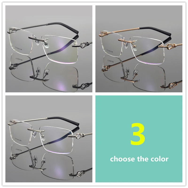 2020 titánové okuliare, rám mužov okuliare krátkozrakosť rámy okuliarov Značky počítač predpis okuliare rámy pre mužov