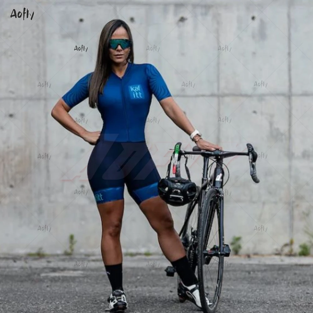 2020Kafitt Žien Sexy Čierne Triatlon Kolumbia Cyklistické Oblečenie Skinsuit Sady Jumpsuit Macaquinho Ciclismo Feminino Maillot