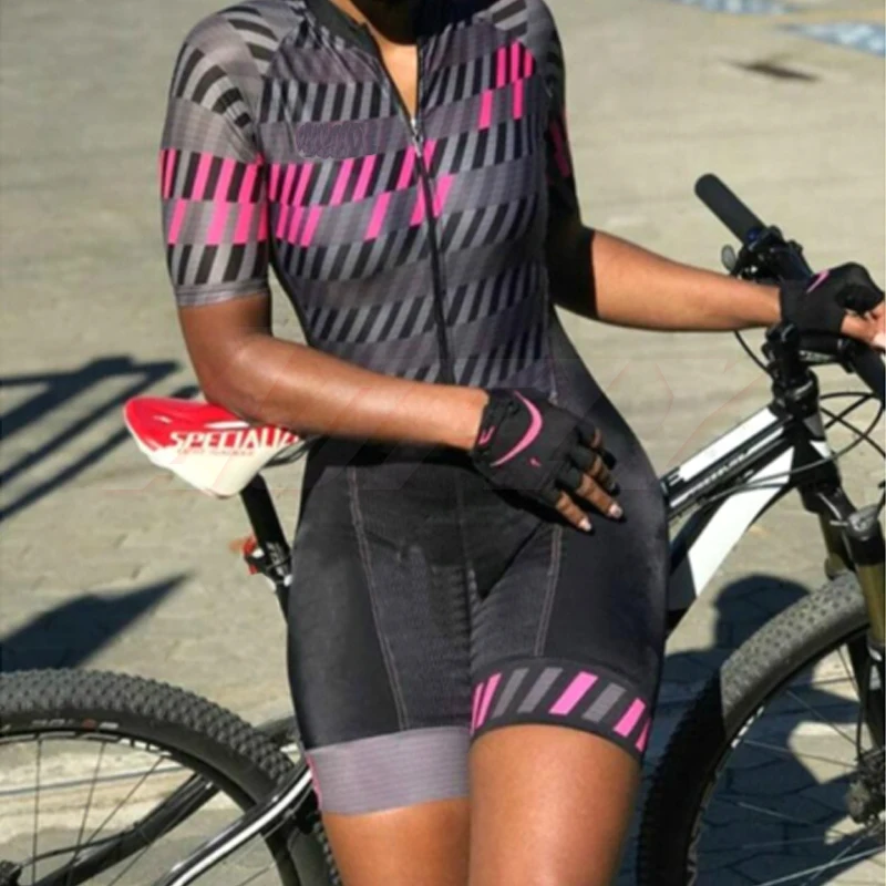 2020Women odborné Triatlon skinsuit Krátky Rukáv Cyklistika Dres Sady kafitt macaquinho ciclismo feminino go pro Jumpsuit