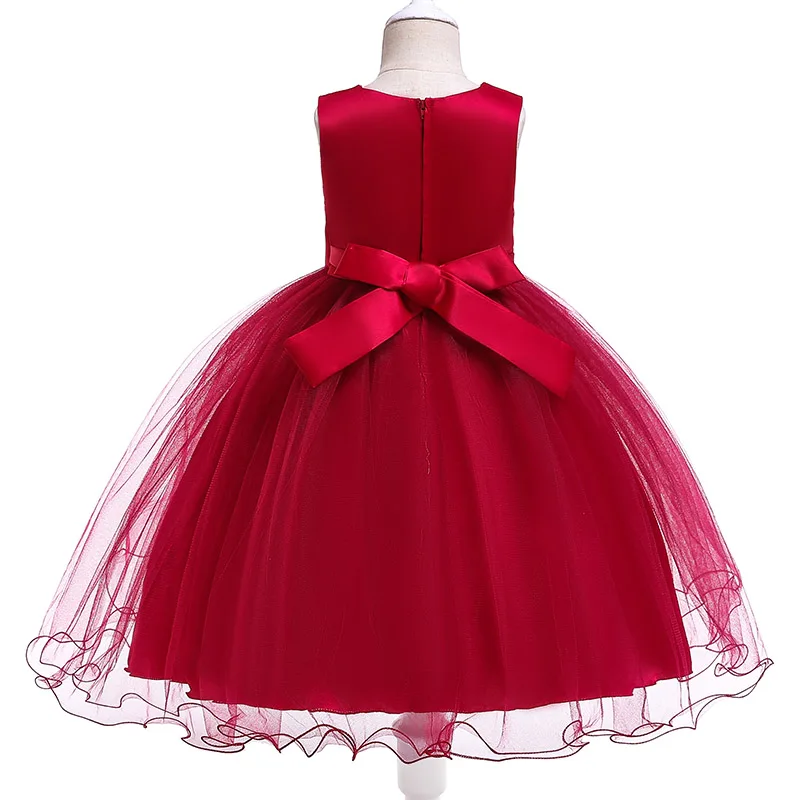 2021 Detí, Narodeniny Princess Party Šaty Dievča Dieťa Čipky Dieťa Elegantné Šaty Dieťa Dievča Oblečenie dieťa oblečenie vestido