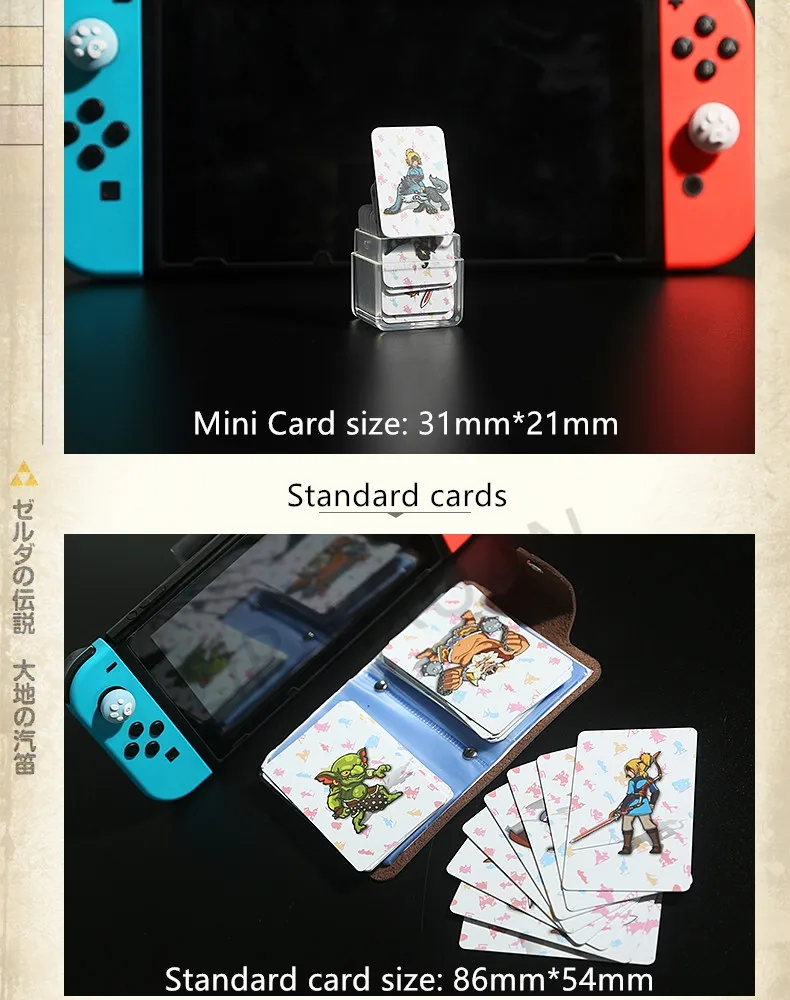 24pcs/Set The Legend of Zelda Dych Wild NFC Hra Karty Štandardných Kariet Mini Karty Ntag215 Tag NS Prepínač Doprava Zadarmo