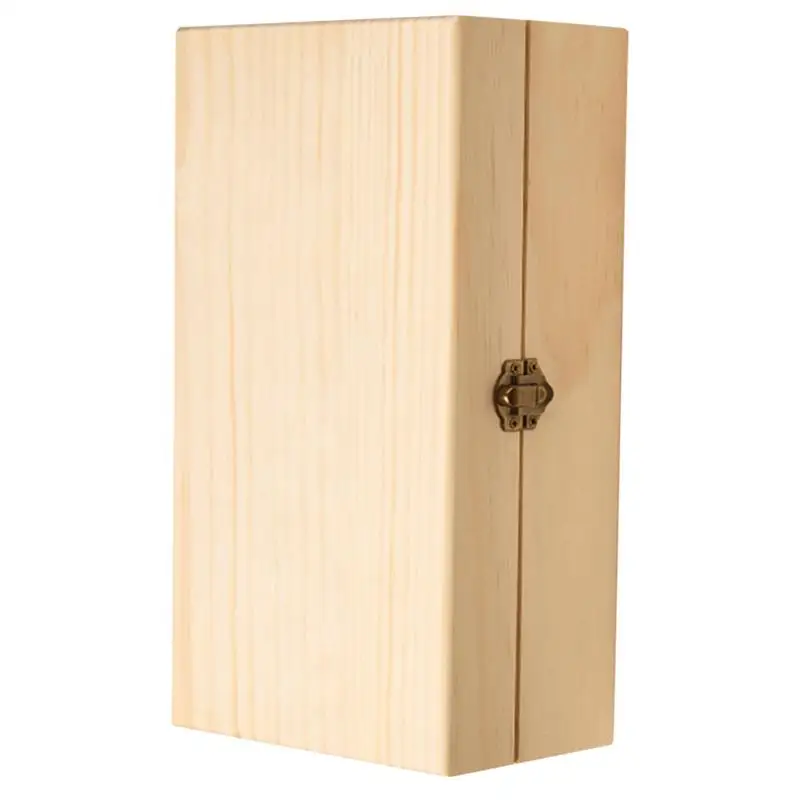 25 Mriežky Aromaterapeutická Olejová Úložný Box Borovicového Dreva Esenciálny Olej Box Ploche Prípade Skladovania