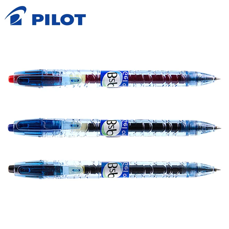 3 Kusy PILOT B2P-5 Gél Pera 0,5 mm Vysoko Kvalitný Roller guličkové Pero, Fľaša Dizajn Roztomilý Písanie Dodávky Office & Škole Supplie
