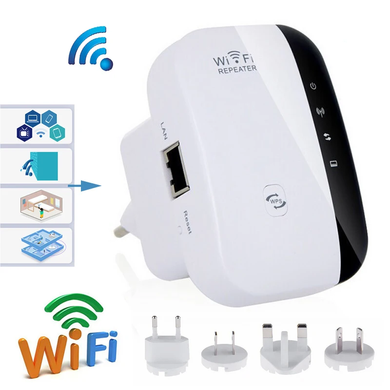 300 Mb / S Zosilňovač Bezdrôtový WiFi Opakovač Wi-Fi 802.11 N / B / G Zosilňovač Šifrovanie WpsReapeter Prístupový Bod Wifi Externé