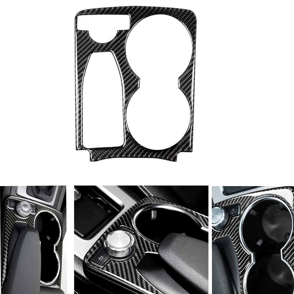 3D karbónová Opierkou Radenie Držiak Panel Kryt Výbava Nálepky Na Mercedes Benz GLK 300 260 350 250 220 08-15 LHD