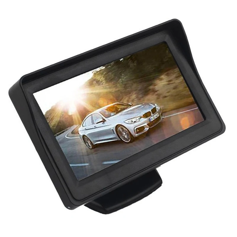 4.3 Palce, Automobilové HD Zozadu Digitálny Displej LCD Farebný Displej Auto Zadné View Monitor Sn s 2 AV Vstup pre Auta Zozadu Cam