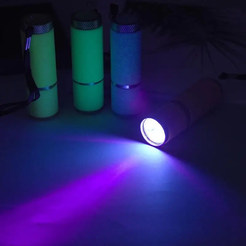 4 Farebné UV Lampa 9 Led Ultra Violet Pochodeň Svetla Lampy, Epoxidové UV Živice Liek Lepidlo, Lepidlo Živica Šperky Výrobu Nástrojov