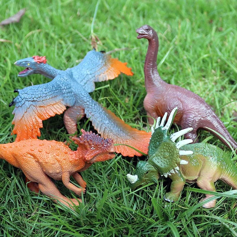 4 Ks/veľa Hračka Dinosaur World Animal Model Brachiosaurus Plesiosaur Tyrannosaurus Dragon Akčné Figúrky Dinosaur Zber