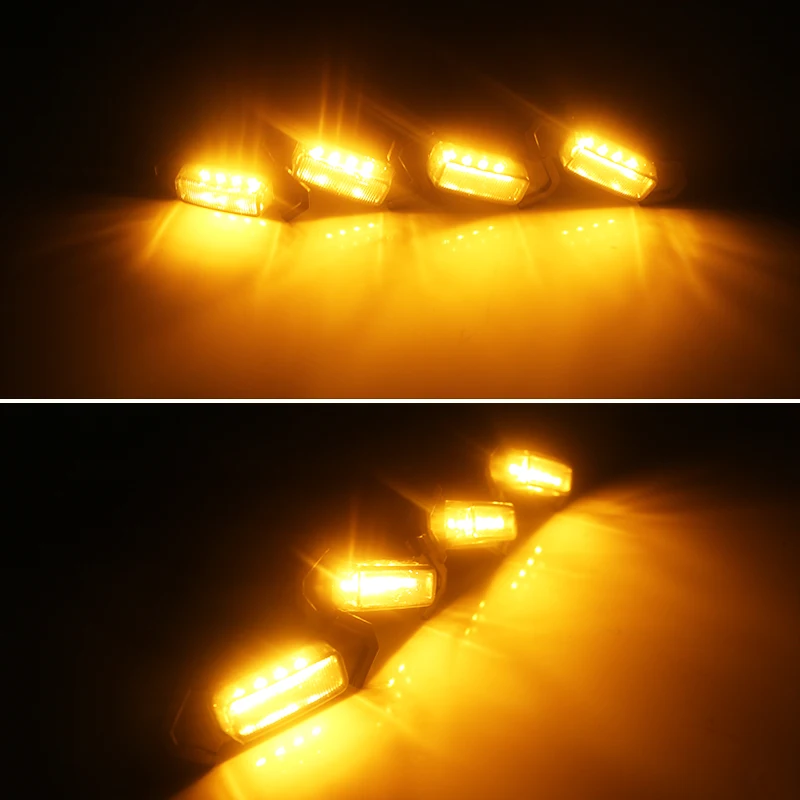 4pcs Údené Objektív Amber LED Predná Mriežka Svetla zostavy s Elektroinštalácie Postroj Držiak Pre 16-up Toyota Tacoma w/TRD Pro Gril 12V