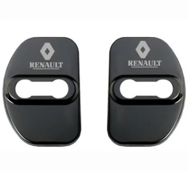 4PCS Špeciálne upravený príslušenstvo auto door lock kryt dverí zámok pracky ochranný kryt pre Renault Auto príslušenstvo
