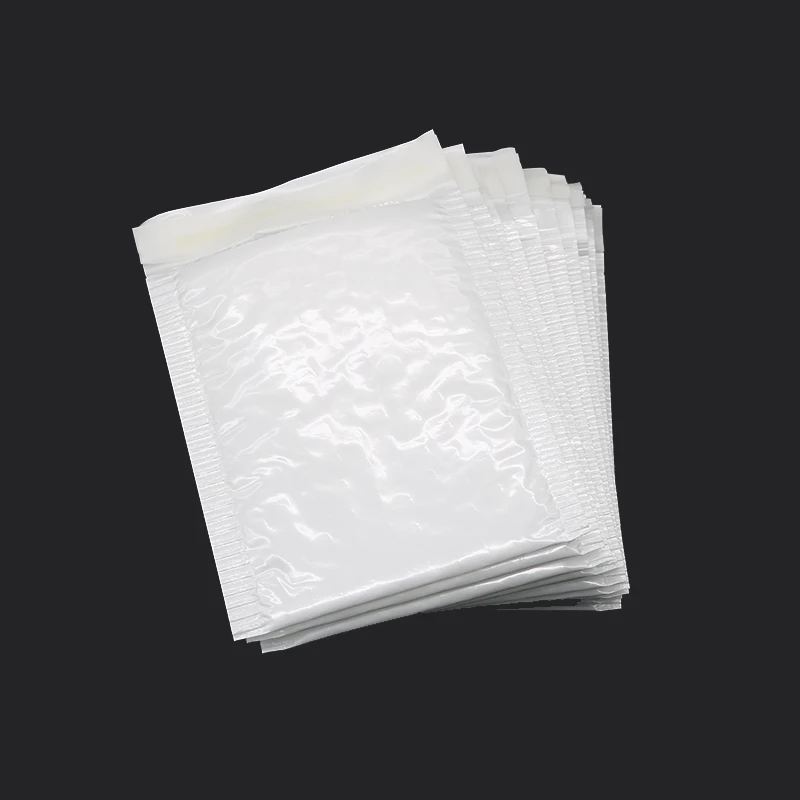 50pcs White Ultra-Tenké Bublina Taška Nepremokavé Shockproof Pearl Film Obálky Business Office kancelárske potreby (11*13 cm +3 cm)