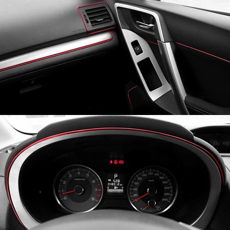 5M Auto Styling Dekorácie Interiéru Pásy Tvarované Čalúnenie Panel Dverí Okraji Univerzálny Pre Autá Auto Vnútorného Príslušenstvo