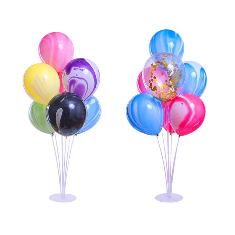 7 Rúry Balóny Stojan Balón Držiteľ Stĺpec Svadobné Party Dekorácie Baloon Deti Narodeninovej Party Balons Baby Sprcha Supplie
