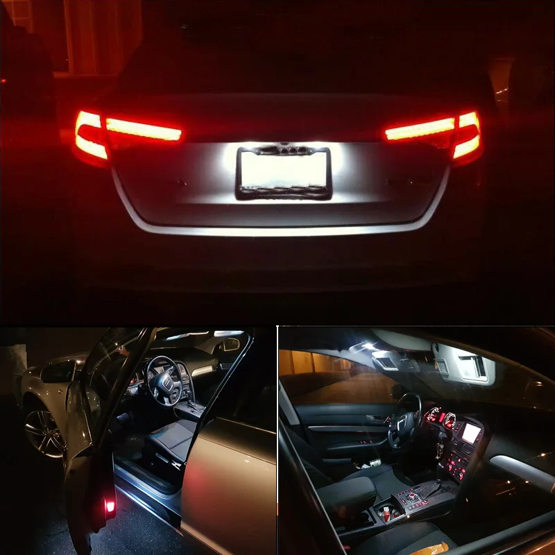 7X Canbus Biele Interiérové LED Osvetlenie Balík Kit Pre 2019 2020 Chevrolet Silverado batožinového priestoru špz svetlo