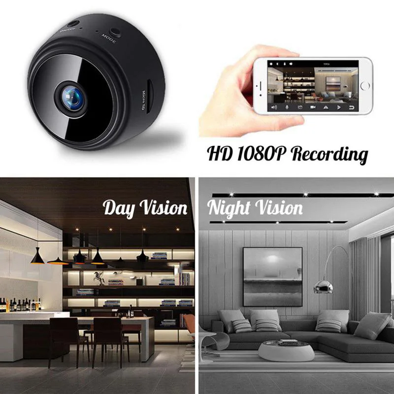 A9 Wifi Mini IP Kamera Vzdialená Monitor Cam 1080P Senzor Noc Videokamera Pohybu DVR Video Detekovať Bezpečnostné Malá Kamera