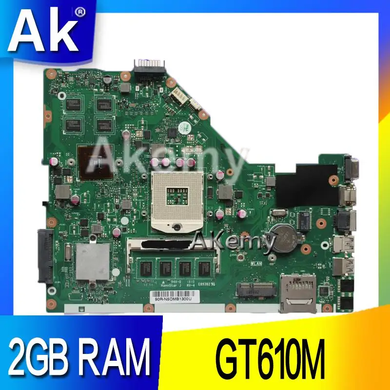 AK X55VD Notebook základná doska Pre Asus X55VD X55V X55 Test pôvodný dosky REV2.1/REV2.2 GT610M 2GB RAM