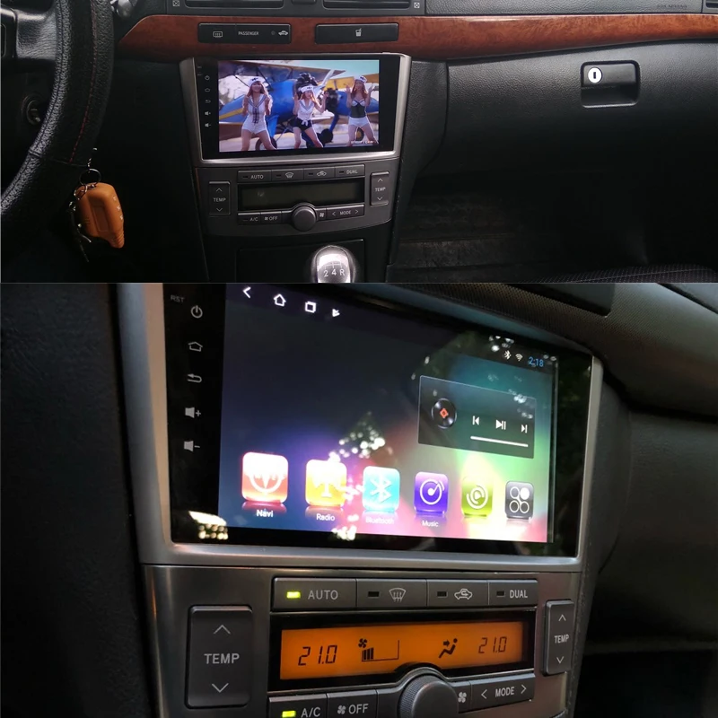 Android 10.0 Auto Rádio Auto DVD Prehrávač Pre Toyota Avensis T25 2002-2008 Auta GPS Navigácie Stereo auto multimediálne rádio headunit
