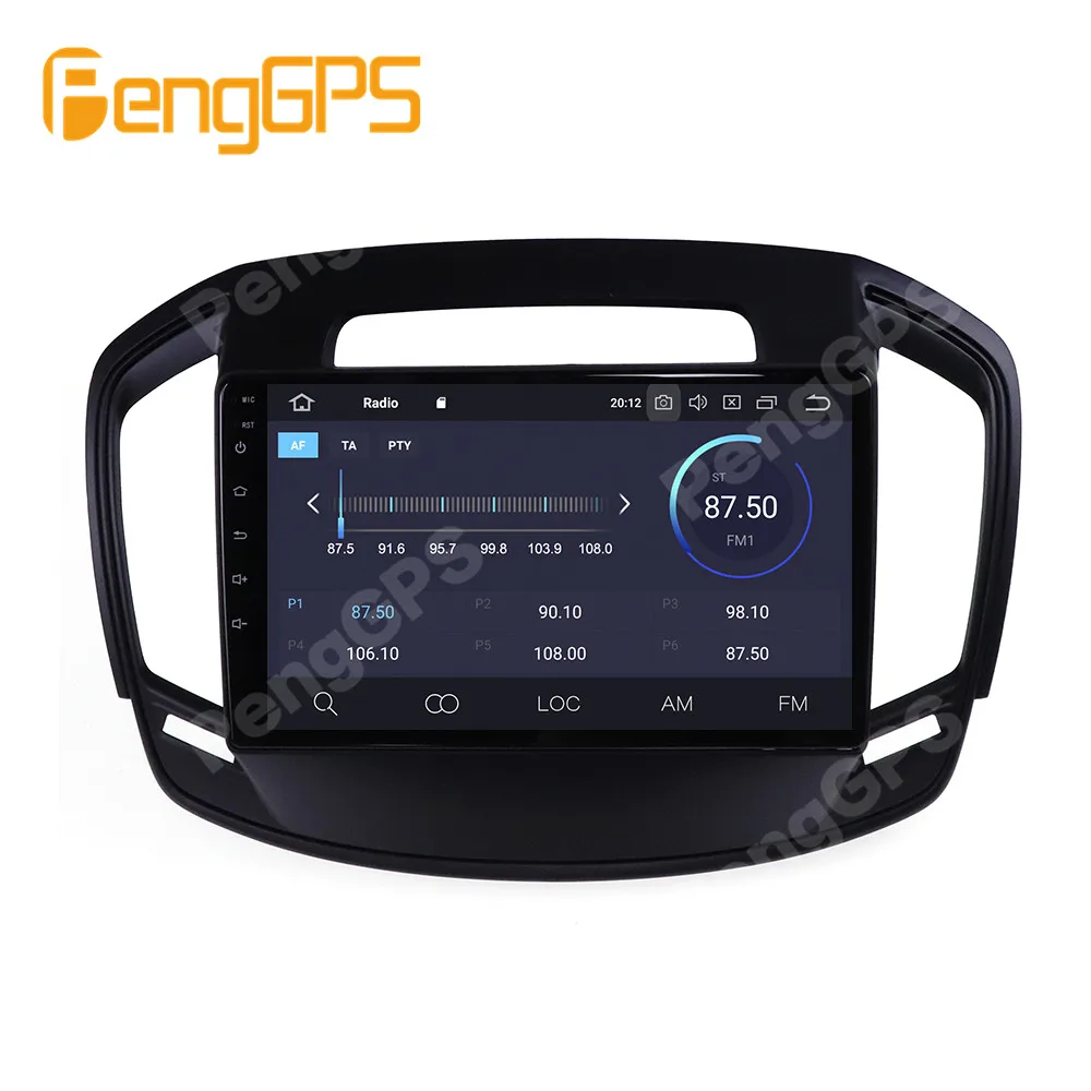 Android 10.0 GPS Navigátor pre Opel Insignia-2017 Auto Stereo Dotykový displej Multimediálneho Zrkadlo Link in-dash Carplay DSP PX6