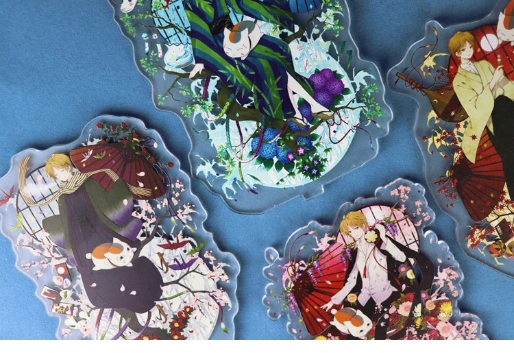 Anime Natsume Knihy Priateľov Natsume Nyanko Sensei Akrylový Stojan Obrázok pracovnej Plochy Dekorácie Zber Model Hračka Bábika Dary