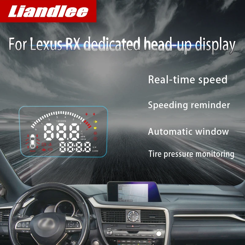 Auto Príslušenstvo, Head Up Displej HUD Pre Lexus RX 2018 2019 2020 Dataprojektor Displej Spotreba Detektor Alarm Systém