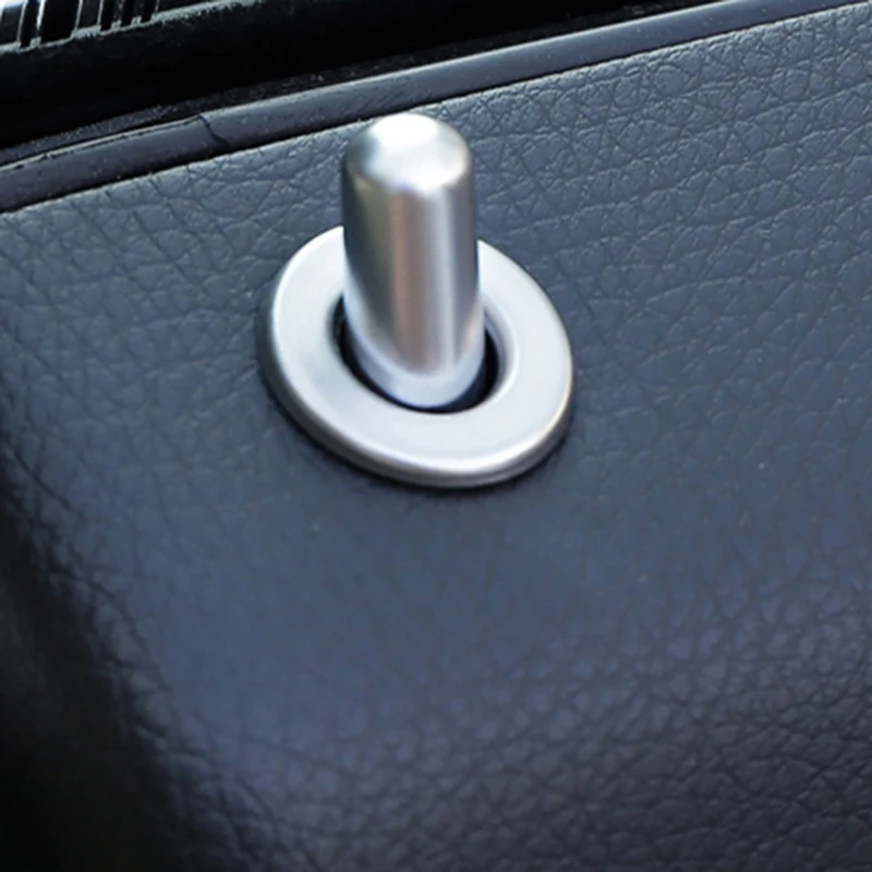 Auto Styling Dvere Auta Pin Výťah Zámok Výzdoba Zahŕňa Skrutka Kruhu Výbava Flitrami Na Mercedes Benz Glc C180L E200L E Trieda C Trieda