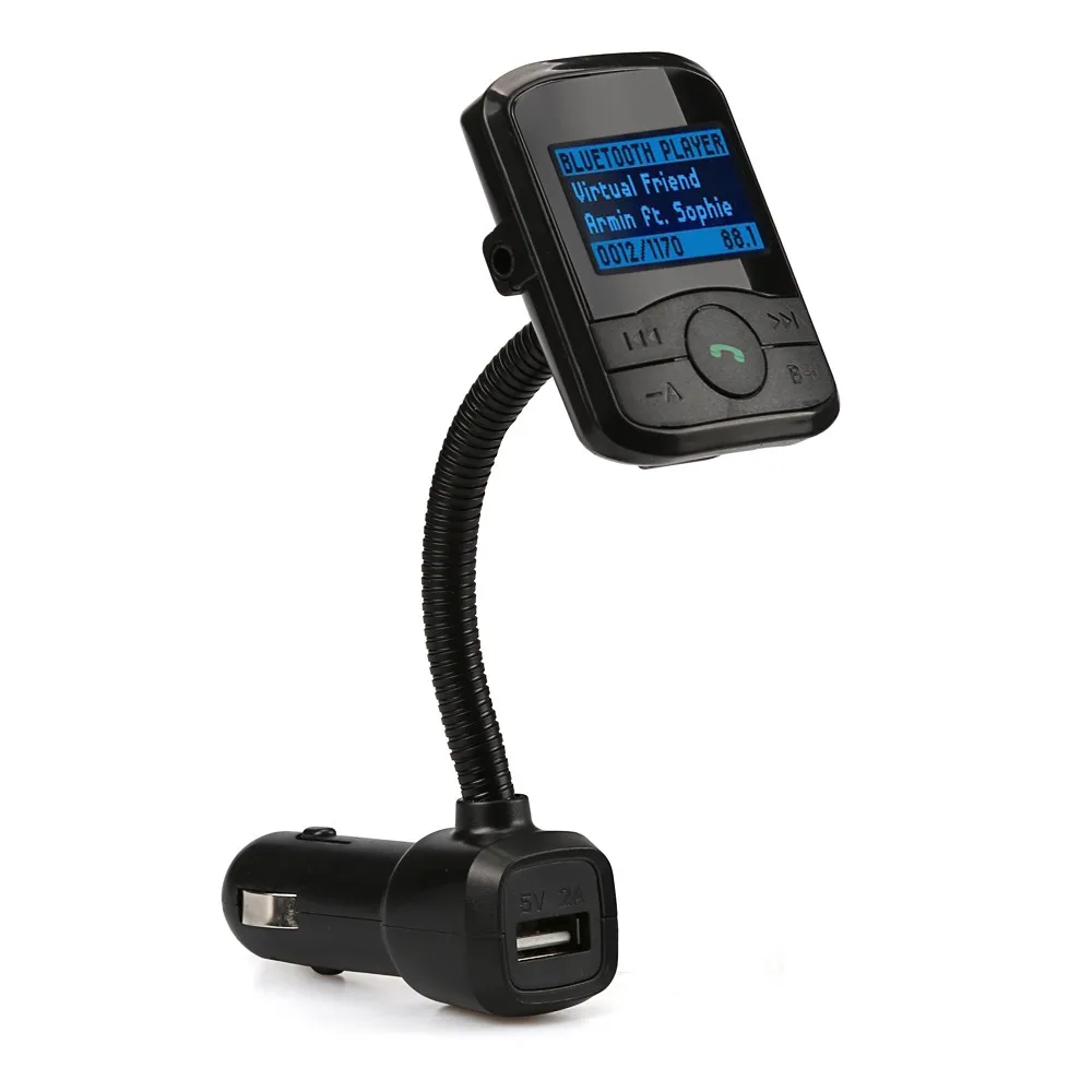Auto-Styling Hot Predaj LCD do Auta MP3 Bluetooth Prehrávač FM Modulátor SD, MMC USB Remote Auto Príslušenstvo
