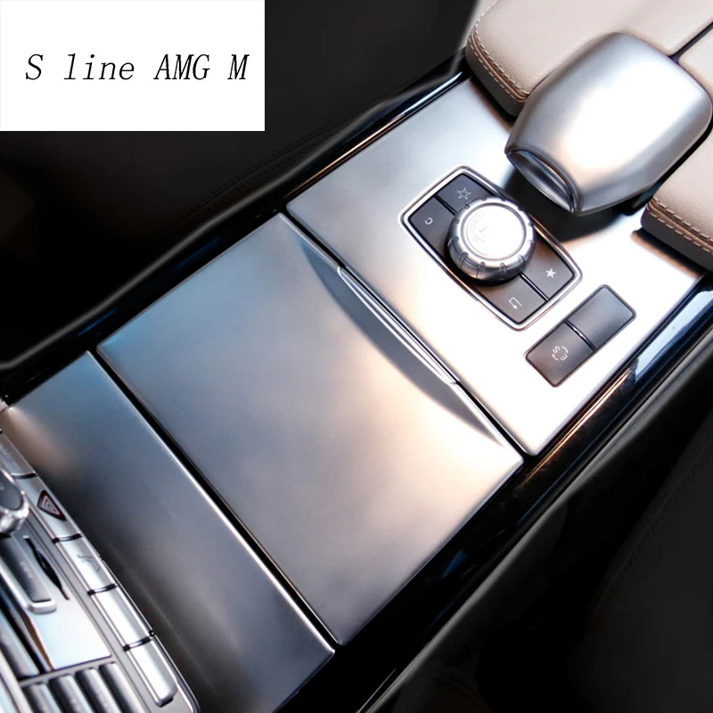 Auto Styling multimediálne Radenie Panel Gears Týka Nálepky Na Mercedes Benz triedy E W212 Roky 2013-Interiéru Auto Príslušenstvo