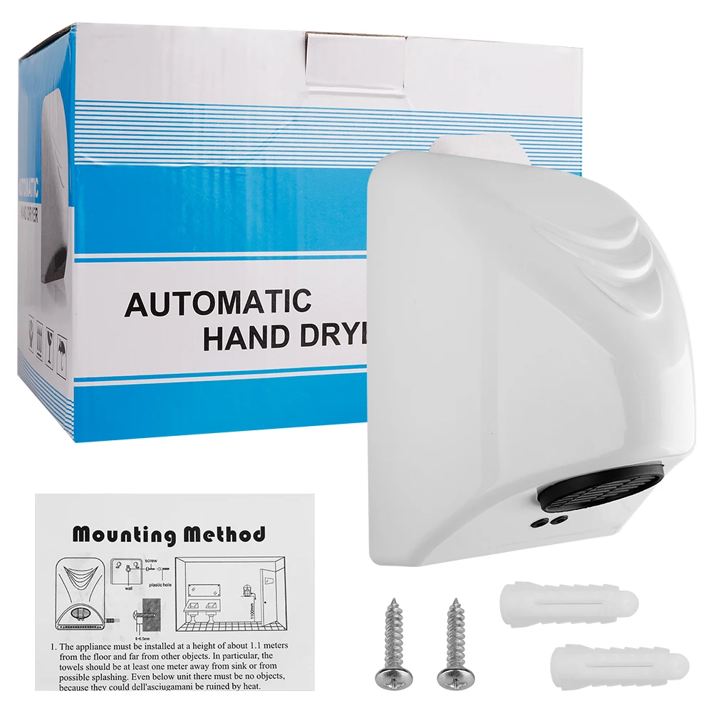 Automatické Indukčné Sušenie Rúk Stroj Pre Domácnosť, čistiace prostriedky na Ruky Senzor EÚ Konektor Smart Home Stenu Inteligentné Strane Vlasov
