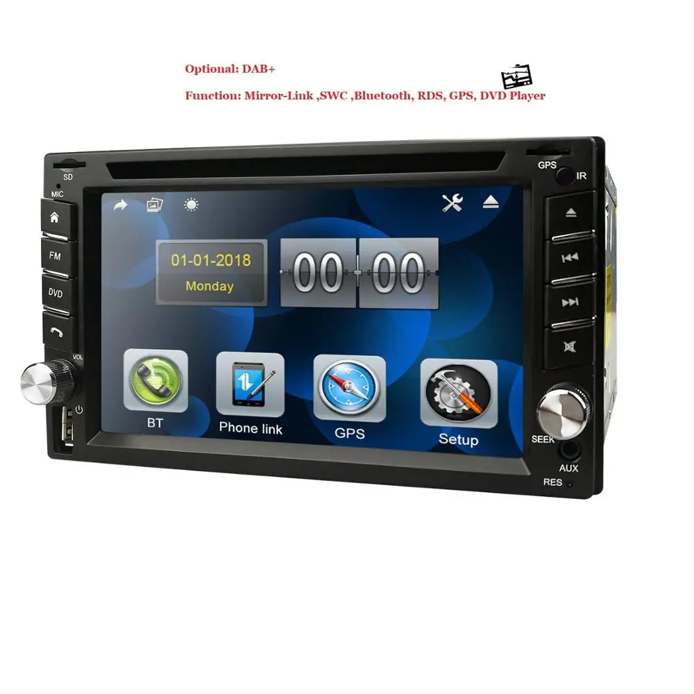 Autorádia GPS, DVD, SAT NAV BLUETOOTH USB TV pre NISSAN NAVARA D40 X-TRAIL XTRAIL volant ovládanie RDS 2DIN AUTO Monitor DAB+