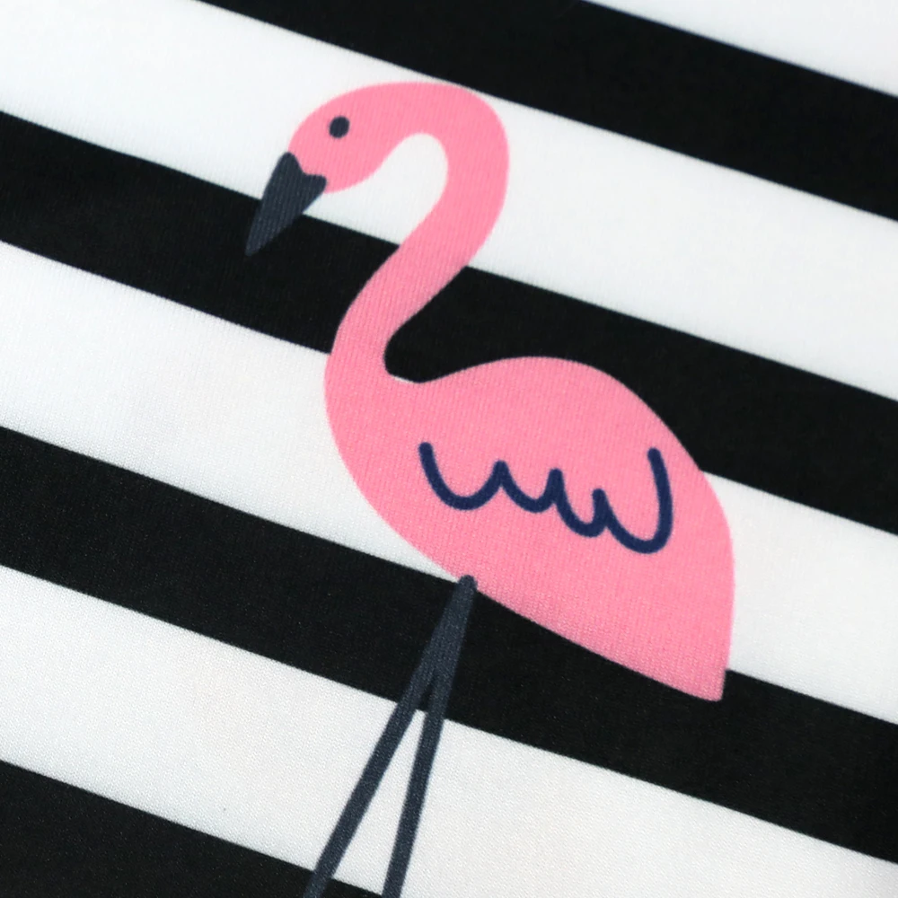 Baby Dievčatá 3D Prekladané Flamingo Šaty Deti Nightgowns detské Letné Jednorožec Sleepwear 3D Cat Vytlačené Šaty Pre 3-10years