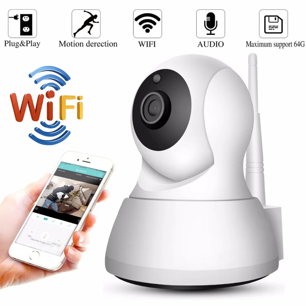 Bezdrôtové 1080P Wifi IP Kamera vnútorné Home Security IP Pan/Tilt Fotoaparát Baby Monitor CCTV, WIFI, Kamera, obojsmerné Audio