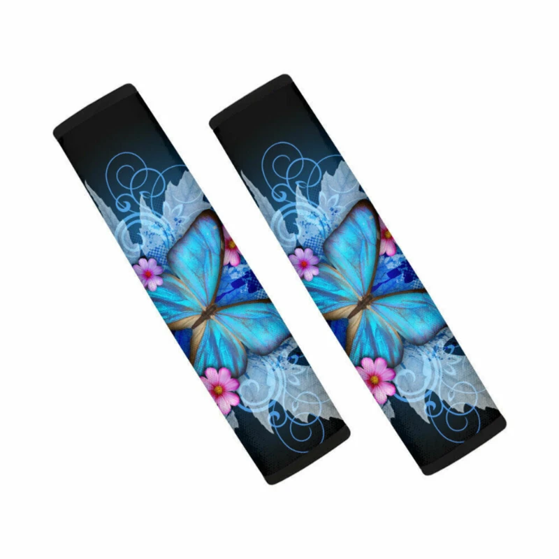 Blue Butterfly Ice Hodváb Chránič Kryt Univerzálne Autosedačky Kryt Mat Sedáku Auto Príslušenstvo Lady Ženy