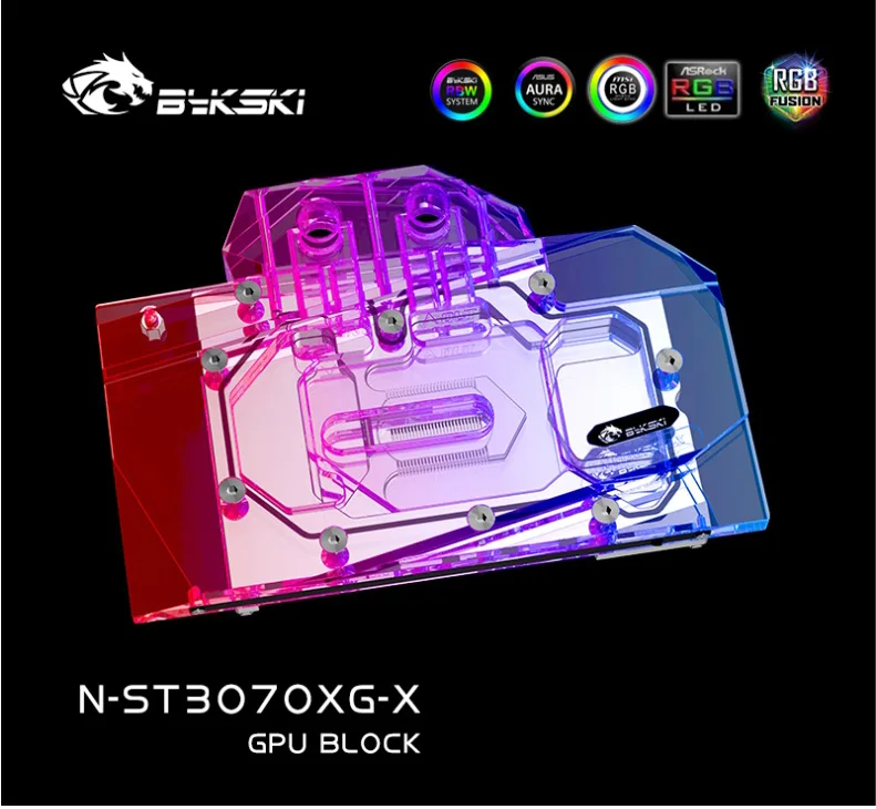 Bykski GPU Vodný Blok Pre ZOTAC Geforce RTX 3070 X HERNÉ OC 8G/Twin Okraj ,S Zadnú Dosku Watercooler ,N-ST3070XG-X