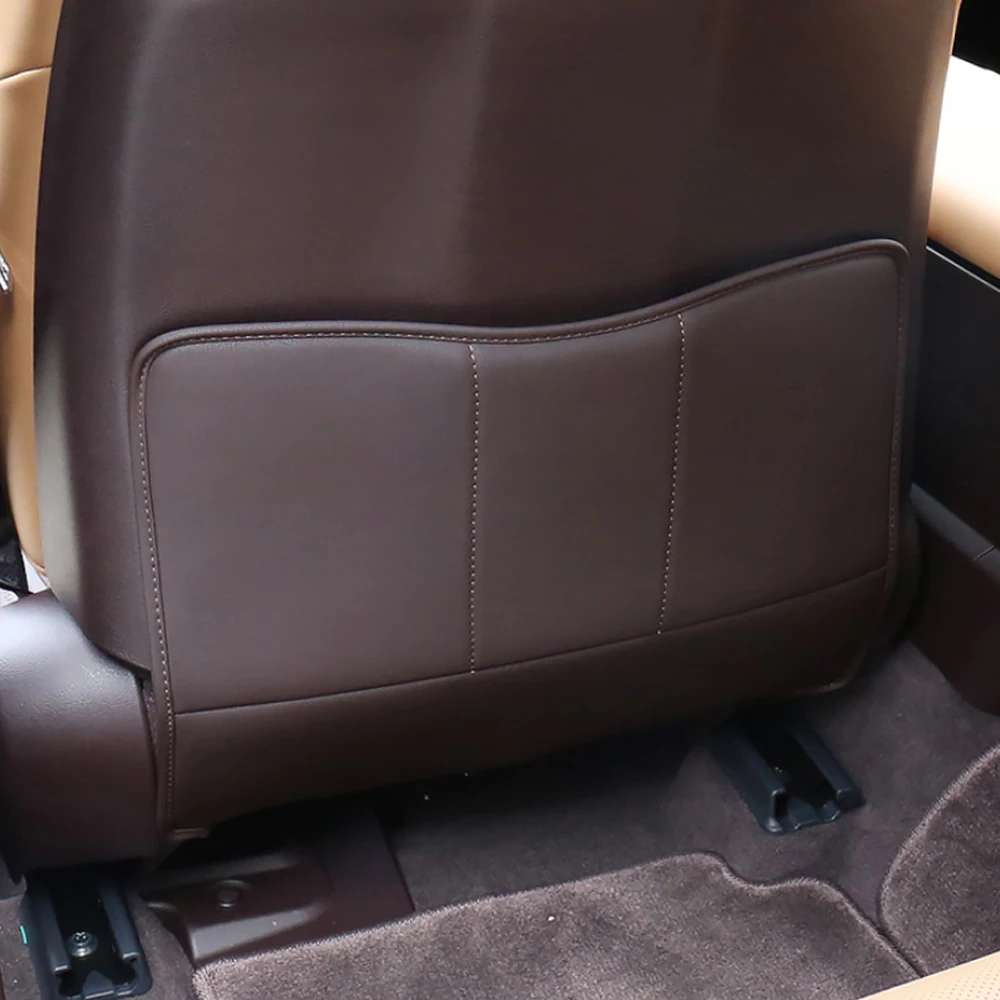 CarManGo Auto Príslušenstvo PU Kožené Sedadlá Anti-kick Pad Mat Anti-špinavé Vankúš Dekorácie pre Lexus ES XZ10 2018-2020