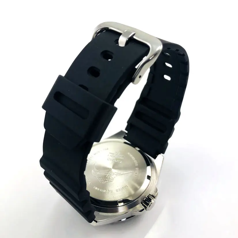 Casio Marlin pánske hodinky pevného MDV-106-1A gumy popruh Casio Marlin pevného MDV-106-1A rôznych sledovať gumička
