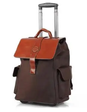Cestovné vozíka Batoh taška Stravovanie batožiny tašky Koľajových Taška s kolieskami pre ženy cestovanie Duffel Kolesových Cestovné batoh tašky