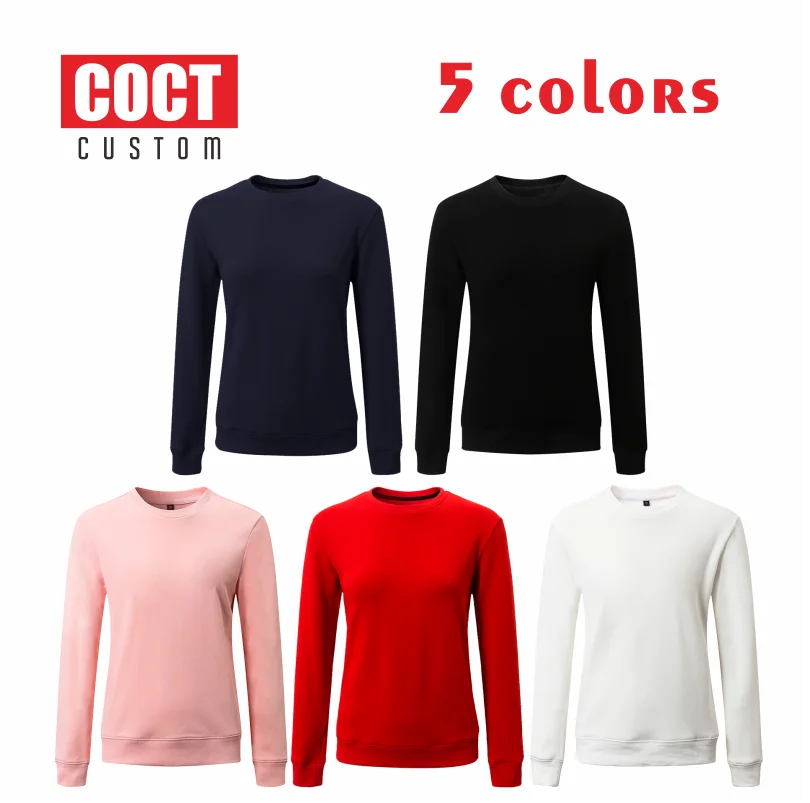 COCT sveter 2020 jeseň a v zime čistej bavlny bežné okrúhlym výstrihom, dlhý rukáv sveter osobné logo pre skupinu vlastné bunda