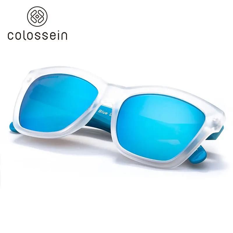 COLOSSEIN slnečné Okuliare Ženy Štvorcový Rám, Zrkadlové Objektív Pláži Letné Slnečné okuliare Mužov Nové Trendy Dospelých Okuliare UV400 Vonkajšie очки