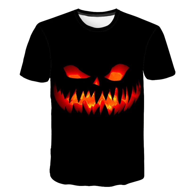 Deti t-shirts tekvica halloween 3d strašidelné meme strašidelné scary skeleton halloween tričko priateľmi halloween 2020 Nový vzor