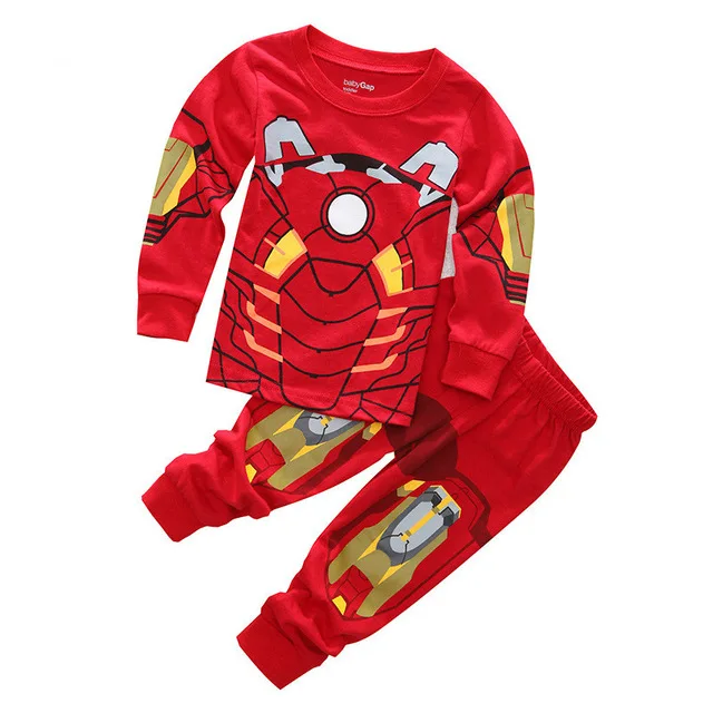 Detské Oblečenie Sady Baby Chlapci Batoľa Sleepwear Deti Odev Pyžamo Set Dievčatá Bavlna Cartoon Pyžamá Pijamas