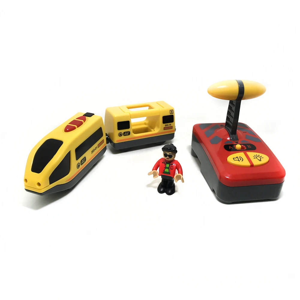 Diaľkové ovládanie na elektrický vlak, a truck magnetické odkaz kompatibilné dreva, sledovanie Detí, diaľkové ovládanie auta hračka na Diaľkové magnetické auto