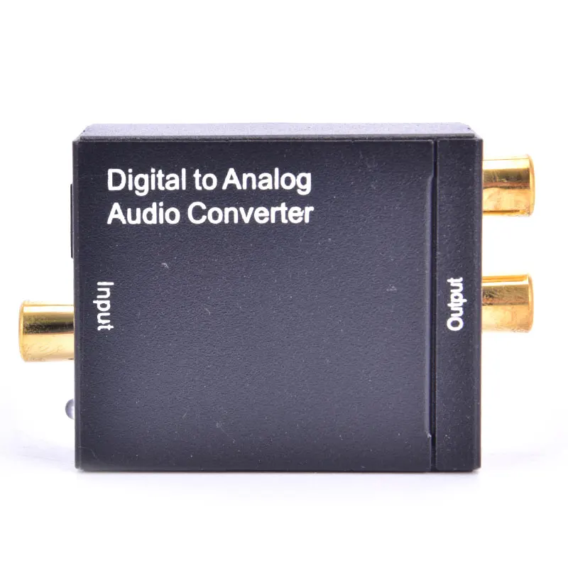 Digitálneho Na Analógový Audio Prevodník Optického Vlákna Toslink Koaxiálny Signál Na RCA R/L Audio Dekodér SPDIF ATV DAC Zosilňovač
