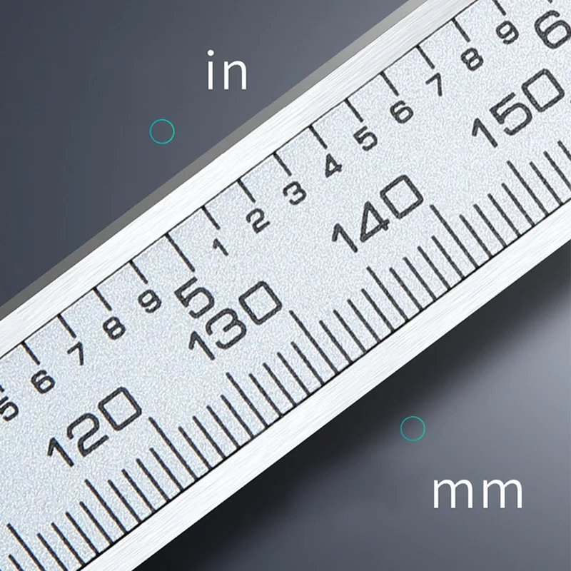 Digitálny Strmeň z Nerezovej Ocele Elektronické Digitálne Vernier Strmene 6Inch 0-150mm Kovové Mikrometer na Meranie Strmeň Meradlá#2
