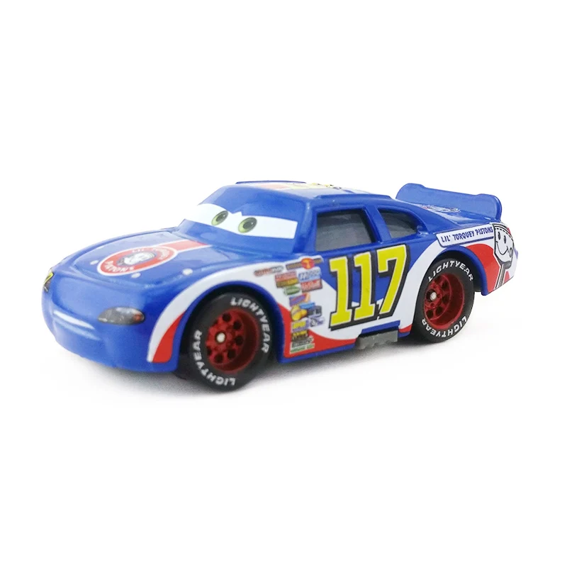 Disney Pixar Cars Racer Č. 4-Č. 123 Kuriatko Hicks Lightning McQueen 1:55 Diecast Kovový Model Auta, Hračky Pre Deti, Detský Chlapci Darček